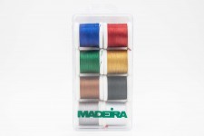Набор ниток Madeira для Brother Aerofil №35 прочные (100м) для шитья (8 шт.)